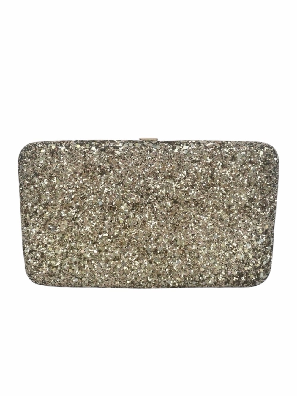 Merona Gold Glitter Evening Clutch Wallet